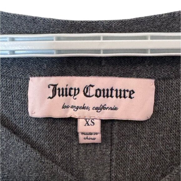 Juicy Couture grey dolman sweater dress size XS - Picture 8 of 9
